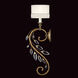 Crystal Laurel Wall Sconce Wall Light in Gold, No Shade