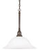 Sussex 1 Light 15.75 inch Heirloom Bronze Pendant Ceiling Light