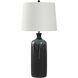 Cameron 33.5 inch 100.00 watt Calico Black and Varying Blue Table Lamp Portable Light