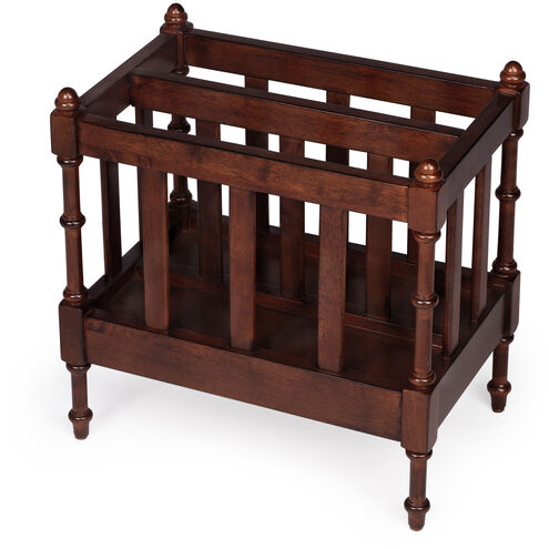 Masterpiece Holden Antique Cherry Magazine Rack/Media Storage
