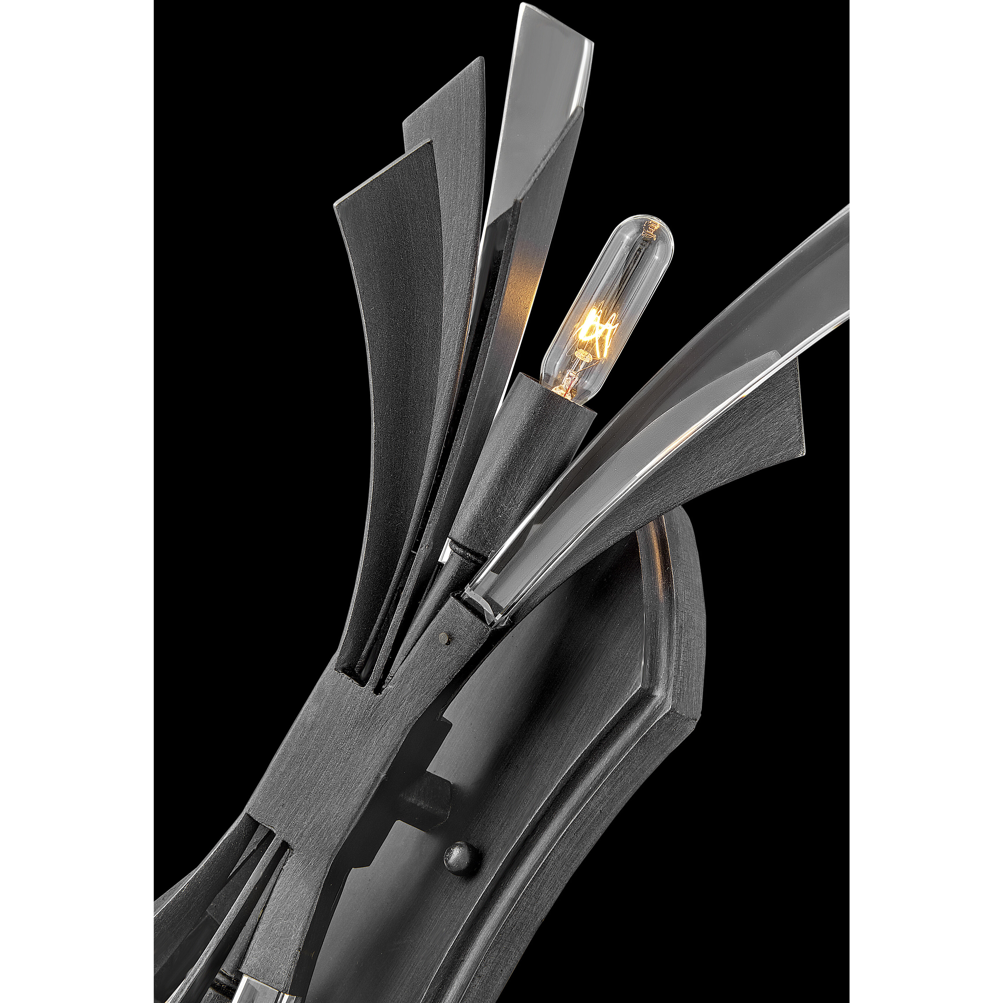 Vida LED 9 inch Brushed Graphite Sconce Wall Light