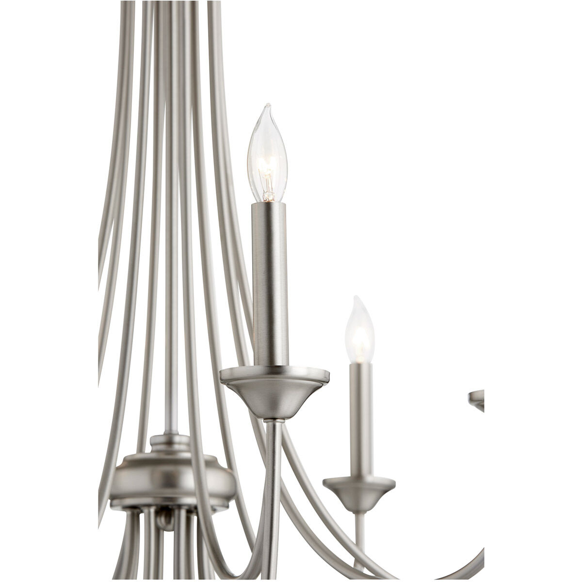 Brooks 8 Light 28.75 inch Satin Nickel Chandelier Ceiling Light
