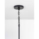 Seneca 9 Light 30 inch Matte Black Chandelier Ceiling Light