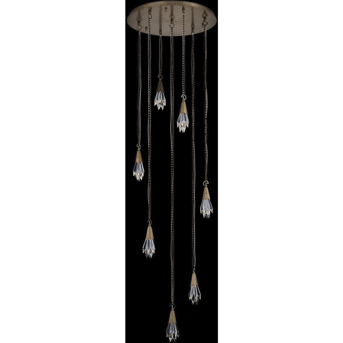 Tulipani 18 inch Winter Brass Pendant Ceiling Light