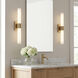Sarco LED 24 inch Satin Brass Vanity Light Wall Light