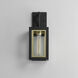 Neoclass 1 Light 15.75 inch Black and Gold Outdoor Wall Mount