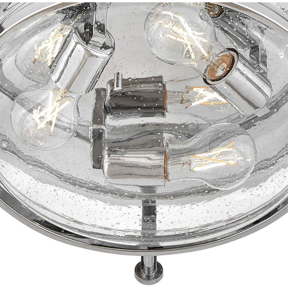 Harper 3 Light 15.75 inch Chrome Indoor Flush Mount Ceiling Light