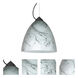 Vila 1 Light Black Cord Pendant Ceiling Light