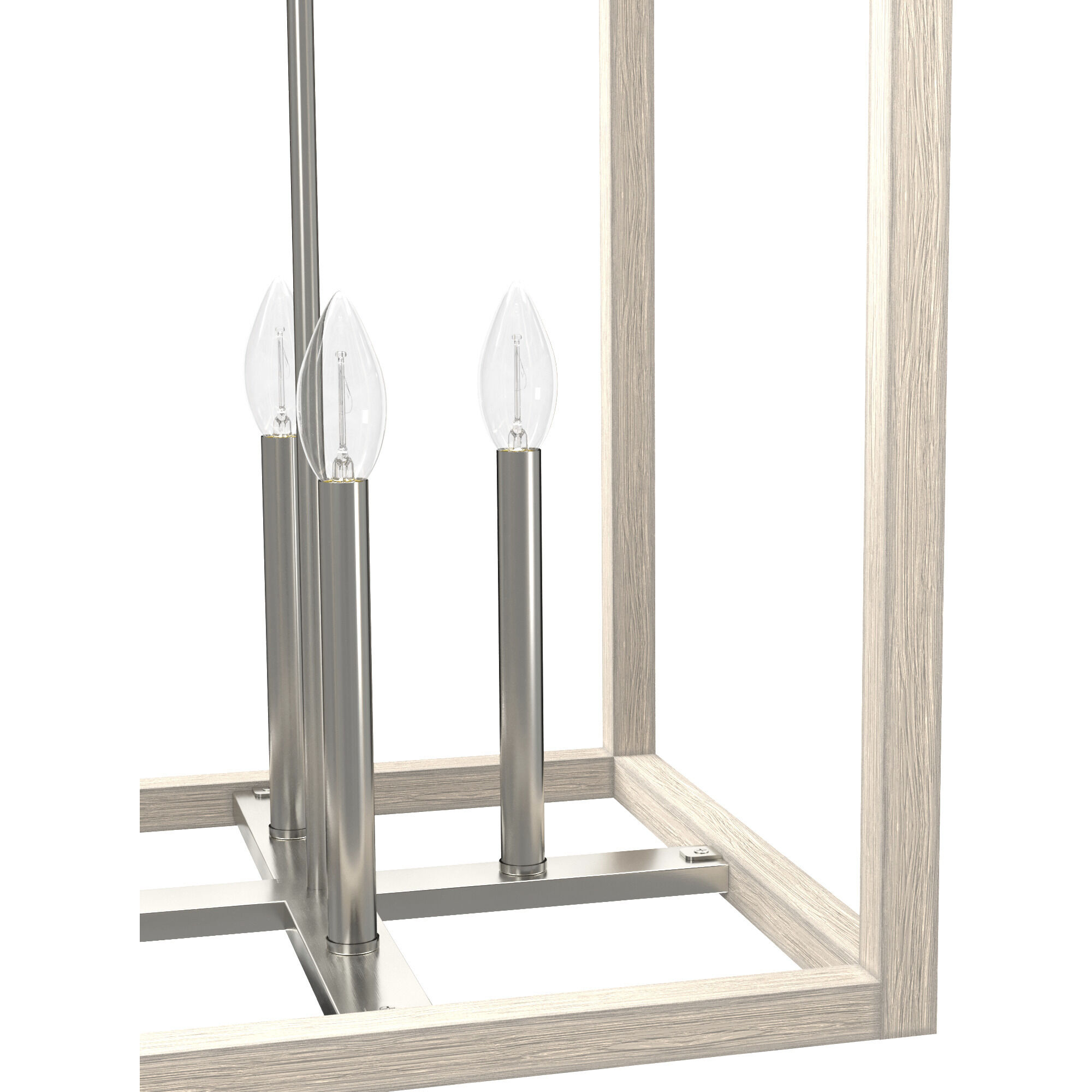 Squire Manor 4 Light 18 inch Brushed Nickel Pendant Ceiling Light