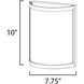 Sentinel 1 Light Black Wall Sconce Wall Light