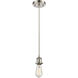 Paladin 1 Light 7.13 inch Brushed Satin Nickel Mini Pendant Ceiling Light