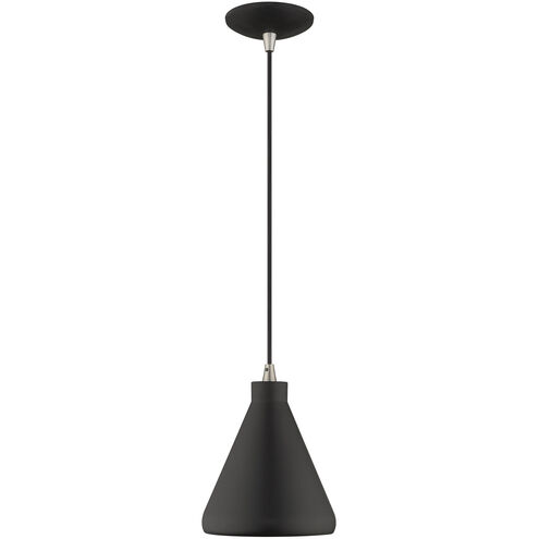Allison 1 Light 7 inch Black Mini Pendant Ceiling Light