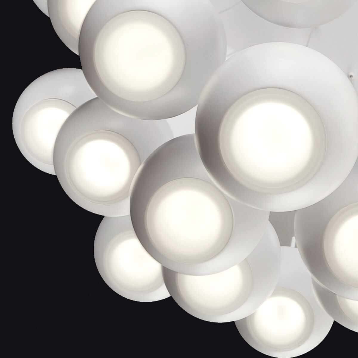 Patruno LED 19 inch Matte White Chandelier Ceiling Light