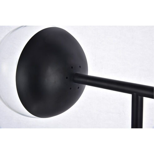 Eclipse 51 inch 40 watt Black Floor Lamp Portable Light