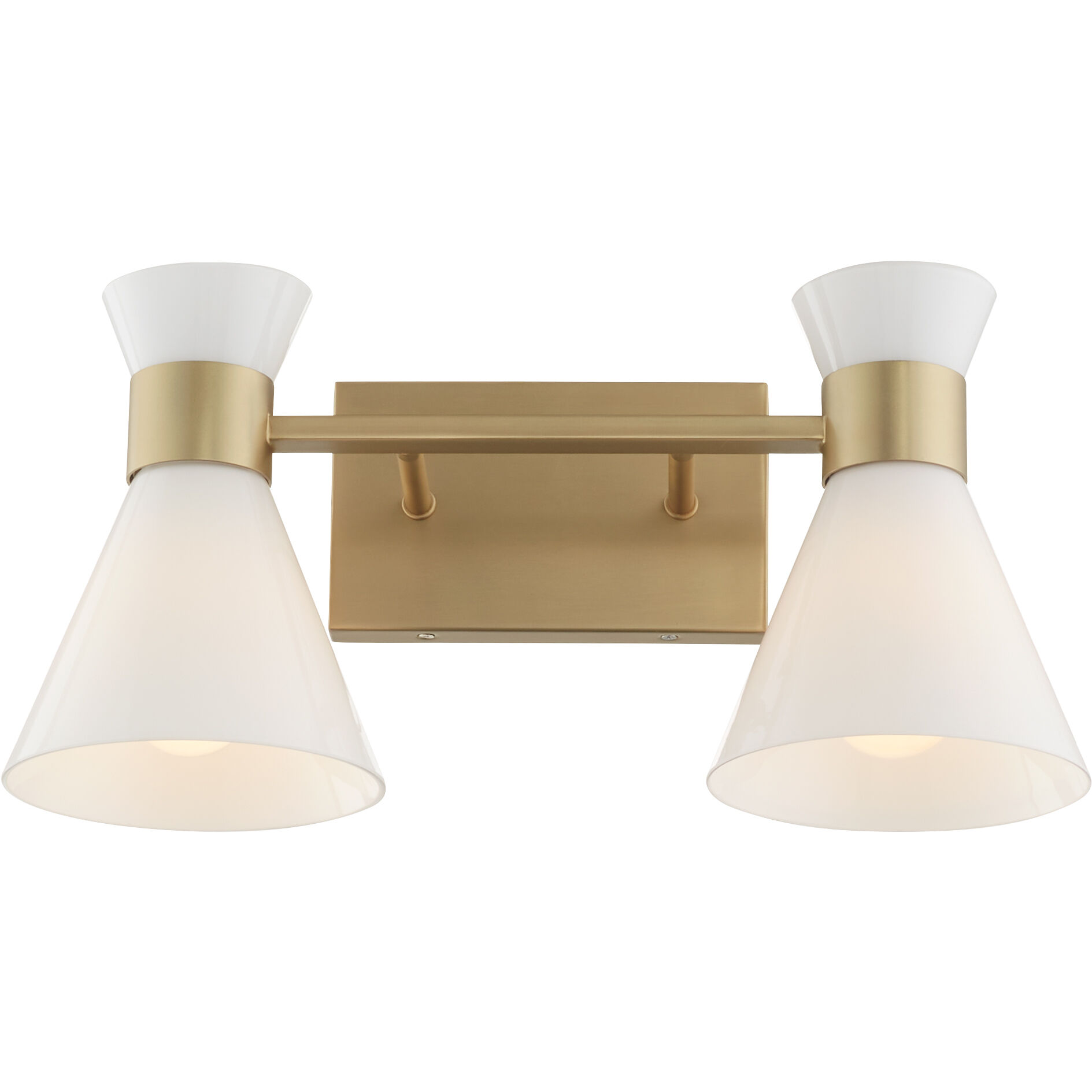 Beldar 2 Light 18.5 inch Aged Brass Vanity Light Wall Light