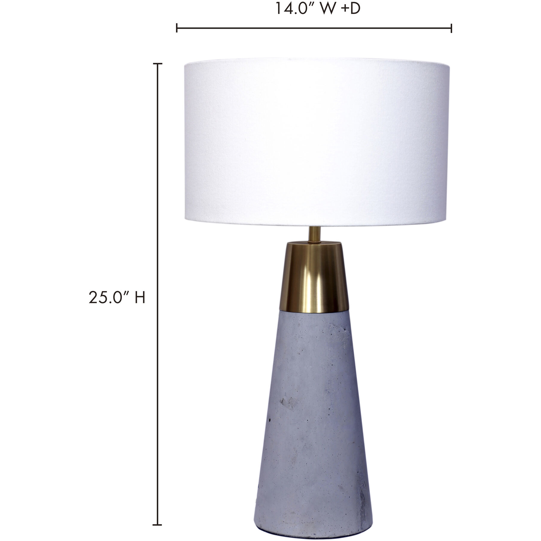 Renny 25 inch 60.00 watt Grey Table Lamp Portable Light
