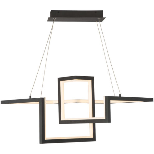 Minecraft LED 23.25 inch Black Pendant Ceiling Light, dweLED