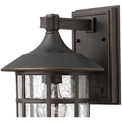 Freeport Outdoor Wall Mount Lantern in Oil Rubbed Bronze, Medium