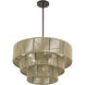 Acordia 6 Light 23 inch English Bronze Pendant Chandelier Ceiling Light