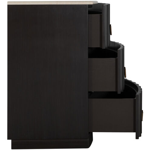 Sergio Marble / Sesame Black Chest