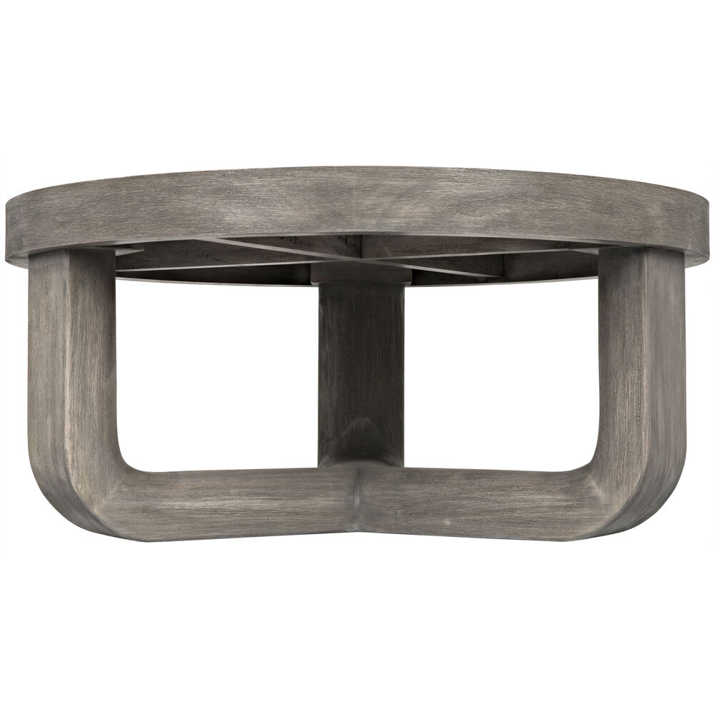 Joel 40 X 40 inch Distressed Grey Coffee Table