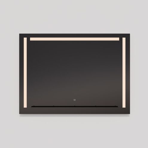 Skylight 48 X 48 inch Black LED Lighted Mirror, Vanita by Oxygen
