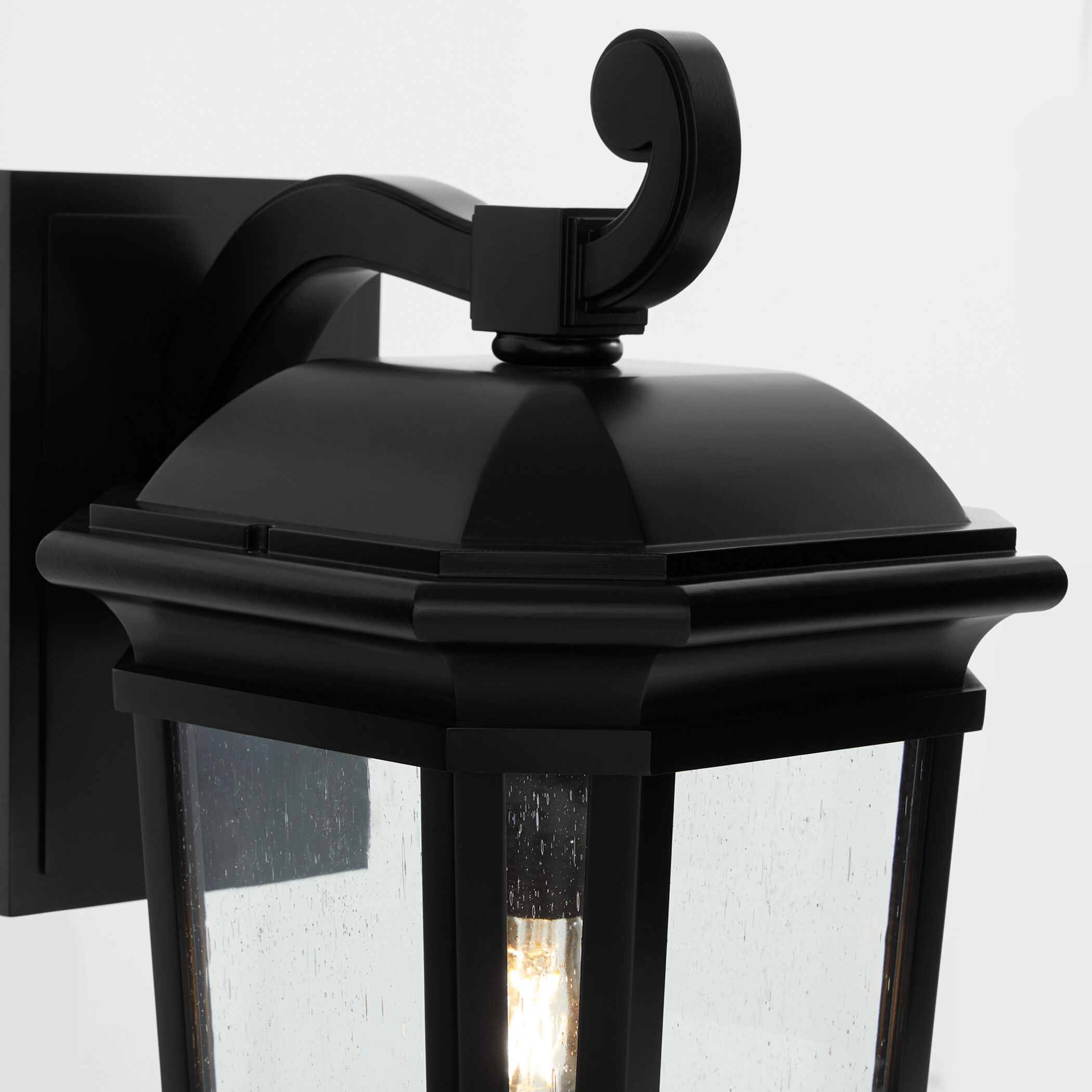 Murphy 1 Light 20 inch Matte Black Outdoor Wall Lantern