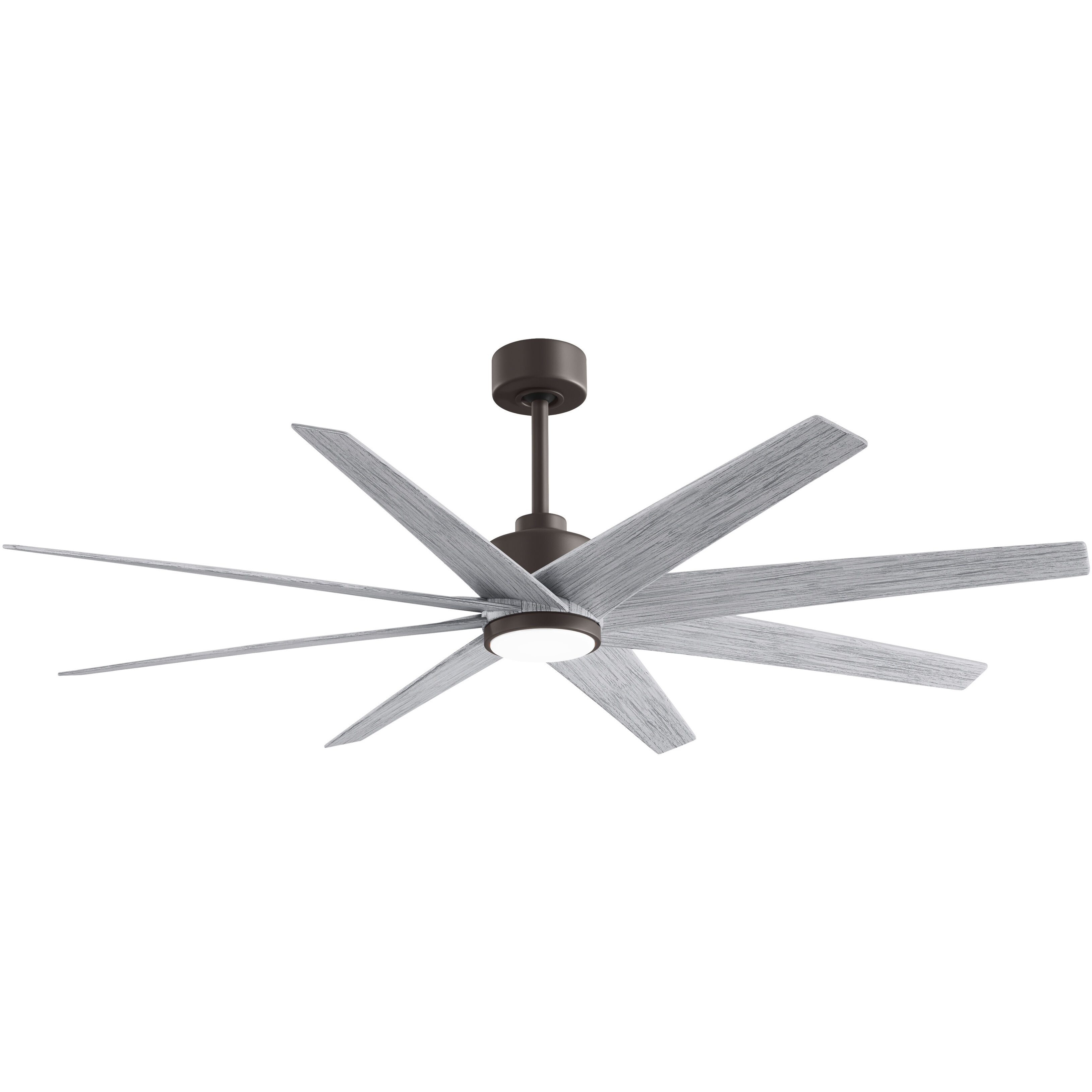 Atlas Ariella - LK 64 inch Textured Bronze with Barn Wood Tone Blades Ceiling Fan