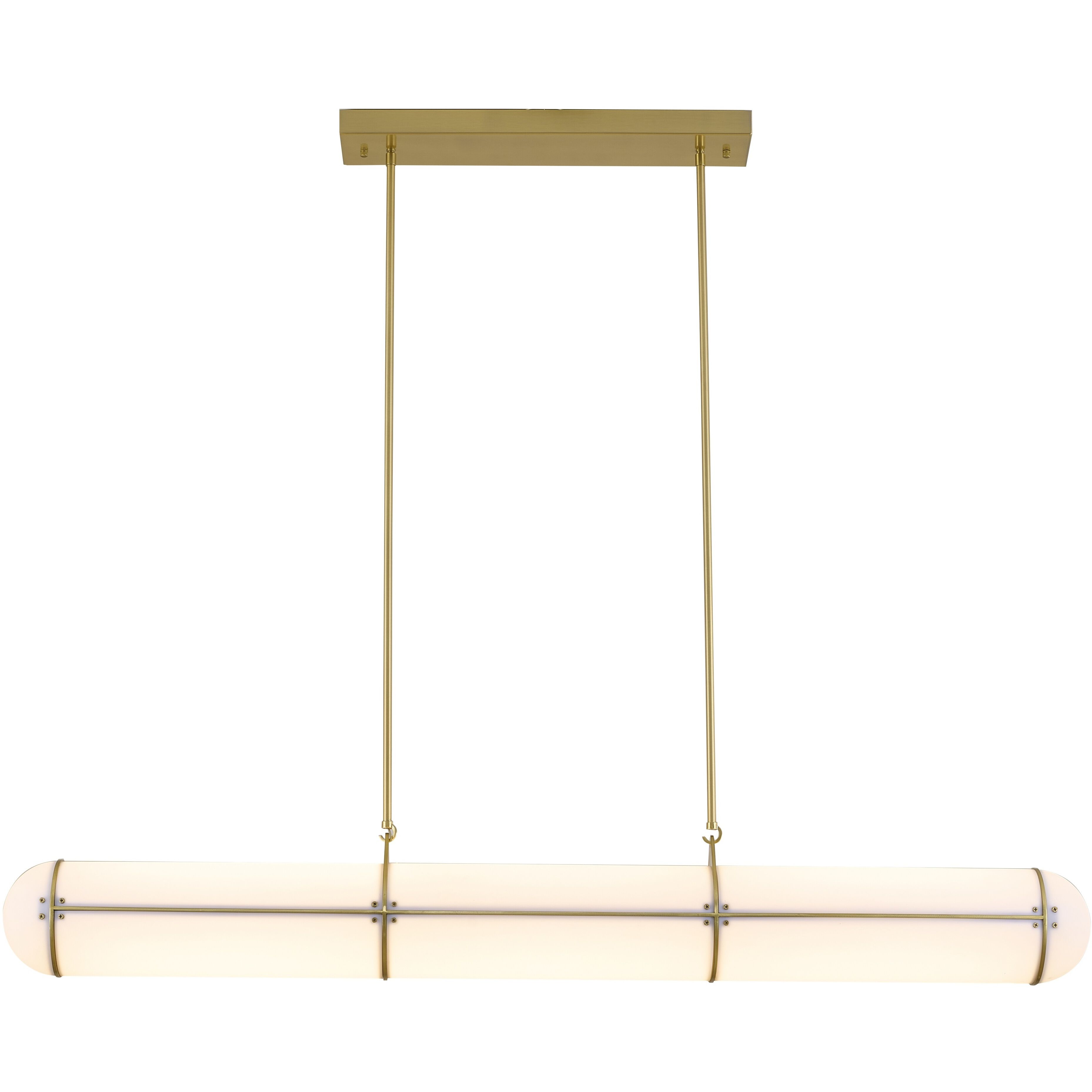 Canada Pendant Ceiling Light in Satin Brass