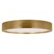 Kelly Wearstler Cerne LED 13 inch Natural Brass Flush Mount Ceiling Light in 120V