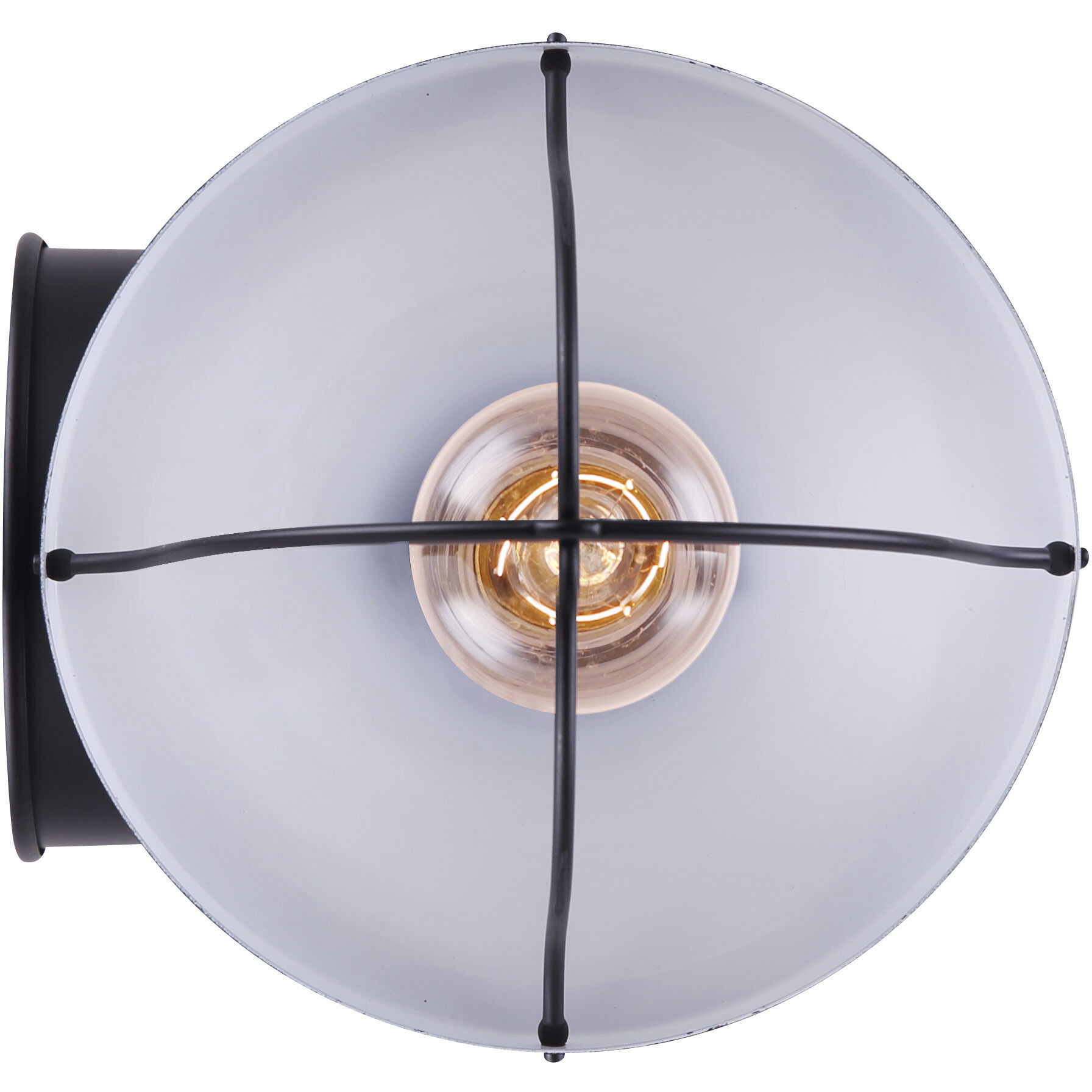 Madison 1 Light 6.5 inch Black Outdoor Lantern, Twin Pack