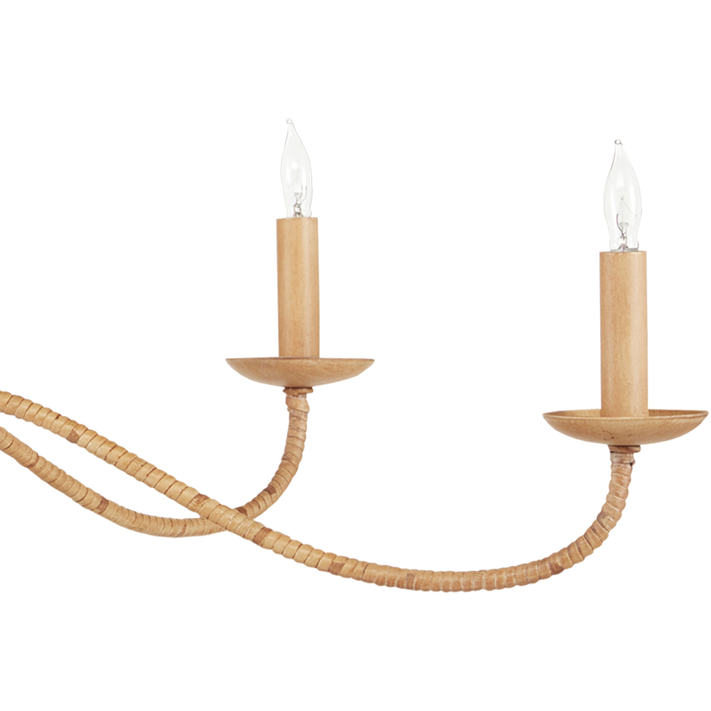 Saxon rattan chandelier best sale