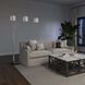 Marilyn 90 inch 9 watt Polished Chrome and Black Arc Floor Lamp Portable Light