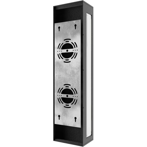 Avenue Outdoor 1 Light 24 inch Black Outdoor Wall Mount