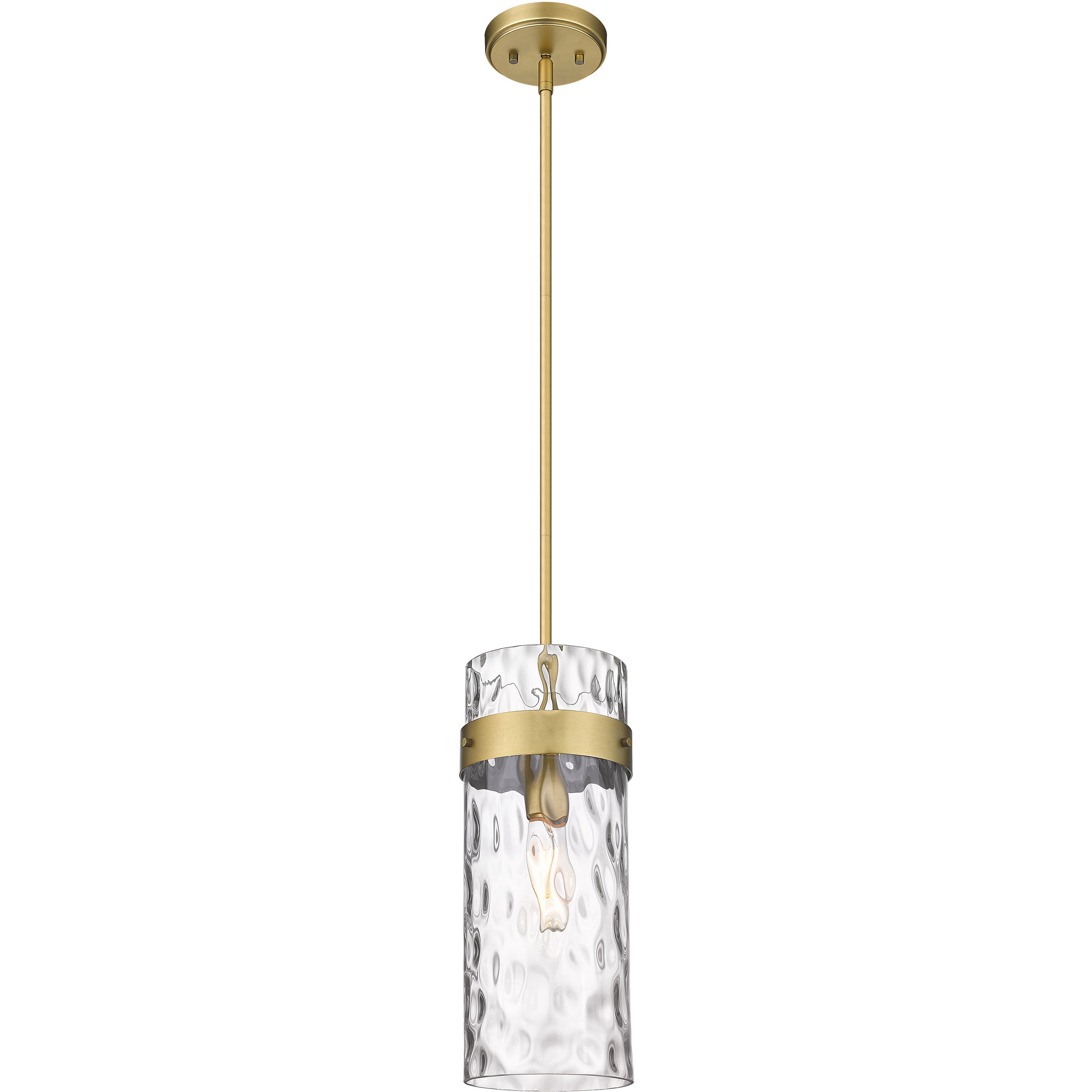 Fontaine 1 Light 6.5 inch Rubbed Brass Pendant Ceiling Light in Rubbed Bronze