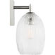 HABLE Serafina 3 Light 27 inch Polished Nickel Bath Vanity Wall Light