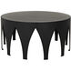 Morocco 36 X 36 inch Matte Black Coffee Table