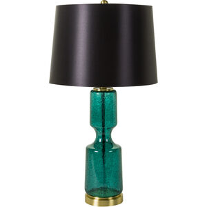 Carlyle 30 inch 100 watt Brass Table Lamp Portable Light