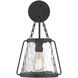 Crawford 1 Light 10 inch Matte Black Wall Sconce Wall Light