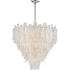Diplomat 21 Light 31.5 inch Clear with Chrome Chandelier Ceiling Light, Large