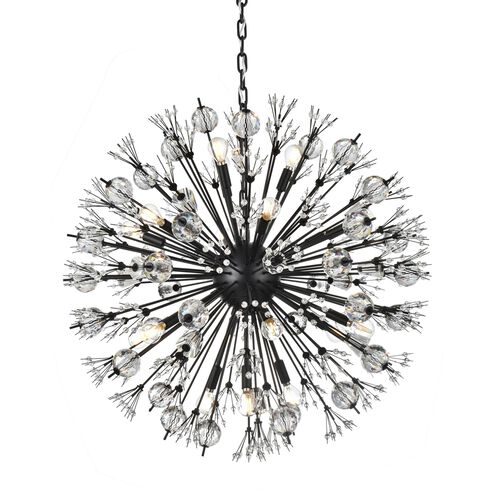 Vera 18 Light 32 inch Black Pendant Ceiling Light