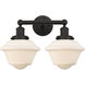 Oxford 2 Light 15.5 inch Oil Rubbed Bronze Bath Vanity Light Wall Light