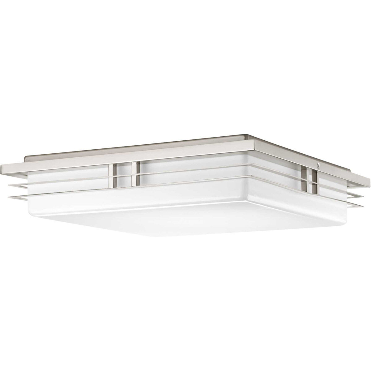 Helm LED LED 18 inch Brushed Nickel Flush Mount Ceiling Light, Progress LED