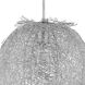 Distratto 1 Light 8 inch Polished Chrome Pendant Ceiling Light