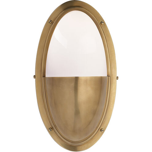 Thomas O'Brien Pelham 1 Light 6.25 inch Hand-Rubbed Antique Brass Bath Light Wall Light