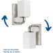 Cowan 1 Light 6 inch Brushed Nickel Bath Vanity Wall Light