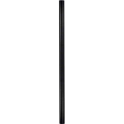 Direct Burial 84 inch Textured Black Outdoor Post