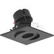 Pearl Black LED Square Adjustable Gimbal Retrofit in 3500K, 4" Retrofit