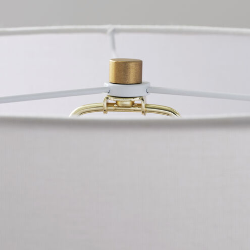 Drew & Jonathan Buckley 27.38 inch 9.00 watt Gloss Navy Table Lamp Portable Light