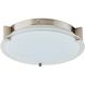 Matrix LED 11.8 inch Brushed Nickel Flush Mount Ceiling Light
